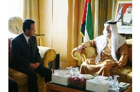 METI chief meets with Abu Dhabi Crown Prince Sheikh Mohammed