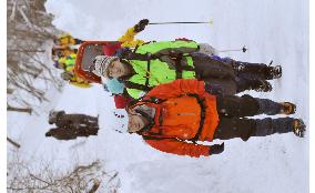 Police recover bodies of 4 men hit by avalanche in Gifu