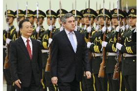 British Prime Minister Brown visits China