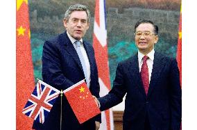 Britain, China target $60 billion in trade by 2010