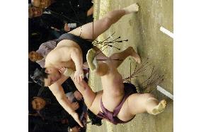 Hakuho still on top at New Year sumo