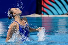 (SP)HUNGARY-BUDAPEST-FINA WORLD CHAMPIONSHIPS-ARTISTIC SWIMMING