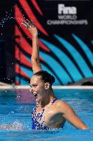 (SP)HUNGARY-BUDAPEST-FINA WORLD CHAMPIONSHIPS-ARTISTIC SWIMMING