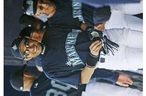 Ichiro at exhibition game against Padres