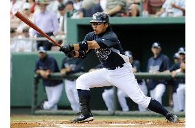 Iwamura 2-for-2 in pre-seasoner against New York Yankees