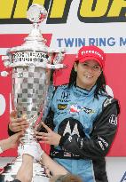 Danica Patrick wins Bridgestone Indy Japan