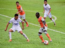 (SP)CHINA-MEIZHOU-FOOTBALL-CSL-SHENZHEN VS CANGZHOU (CN)