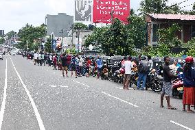 SRI LANKA-COLOMBO-FUEL SHORTAGE