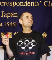 Media rights group to protest during Olympic torch relay in Nagano