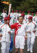 Olympic torch relay: Chinese envoy runs in Nagano relay