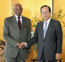 Fukuda begins marathon talks with African leaders ahead of TICAD