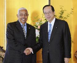 TICAD: Fukuda meets Cape Verde President Pires