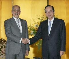 TICAD: Fukuda meets Mauritania President Abdallahi