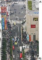 Man hits people with truck, stabs many in Tokyo's Akihabara