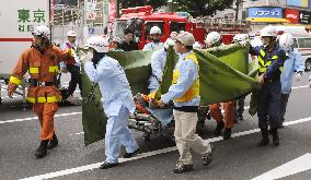 Man hits people with truck, stabs many in Tokyo's Akihabara