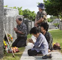 Okinawa observes 63rd anniversary of end of battle