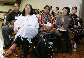 Indigenous peoples' summit starts in Hokkaido
