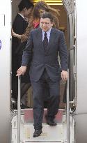 Barroso arrives in Hokkaido to attend G-8 summit