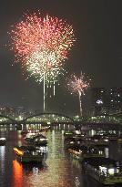 Fireworks display on River Sumida