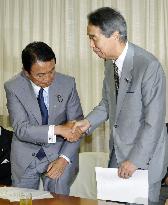Fukuda chooses new LDP leadership ahead of Cabinet reshuffle
