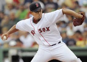 Matsuzaka gets 12th win as Red Sox beat A's