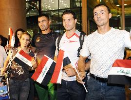 Iraqi athletes arrive in Beijing for 2008 Olympics