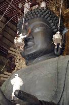 Todaiji Temple's Buddha statue cleaned