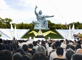 Nagasaki holds A-bombing memorial service