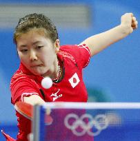 Japan wins team openers in Olympic table tennis