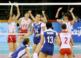 Japan beat Poland in Olympic women's preliminary volleyball round