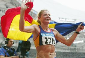 Olympics: Romania's Constantina Tomescu wins women's marathon