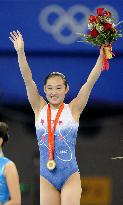 N. Korea's Hong Un Jong wins women's vault at Beijing Olympics