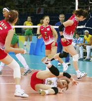 Japan falls to Brazil in women's volleyball quarterfinals