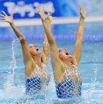 Spain advances to synchronized swimming duet final