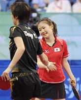 Fukuhara outclassed by world No. 1 Zhang in table tennis