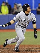 H. Matsui homers against Toronto