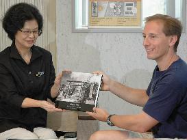 Okinawa museum gets photos taken by U.S. sailor after battle
