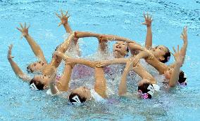 China 3rd after synchronized swim's team technical routine