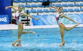 China 3rd after synchronized swim's team technical routine
