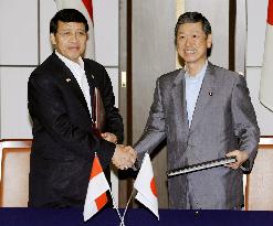 Foreign ministers of Japan, Indonesia hold talks in Tokyo