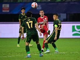 (SP)CHINA-MEIZHOU-FOOTBALL-CSL-BEIJING VS MEIZHOU (CN)