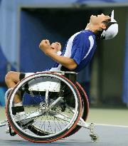 Japan's Kunieda wins men's singles tennis at Beijing Paralympics