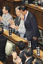 Aso named Japan's prime minister in powerful lower house