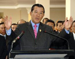 Hun Sen inaugurates new coalition government