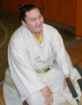 Hakuho one day after winning autumn sumo