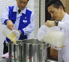 Sapporo makes beer from barley descending from space grown plants