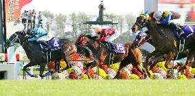 Horse racing: Black Emblem pulls off surprise win at Shuka-sho