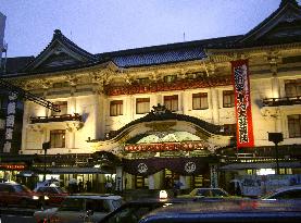 Tokyo's Kabuki theater due to undergo remodeling