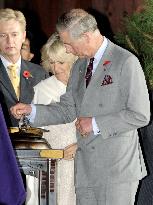Britain's Prince Charles, wife Camilla visit Nara