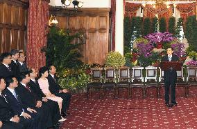 Taiwanese president, top Chinese envoy meet in Taipei